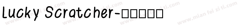 Lucky Scratcher字体转换
